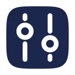Tuning Square SVG Icon